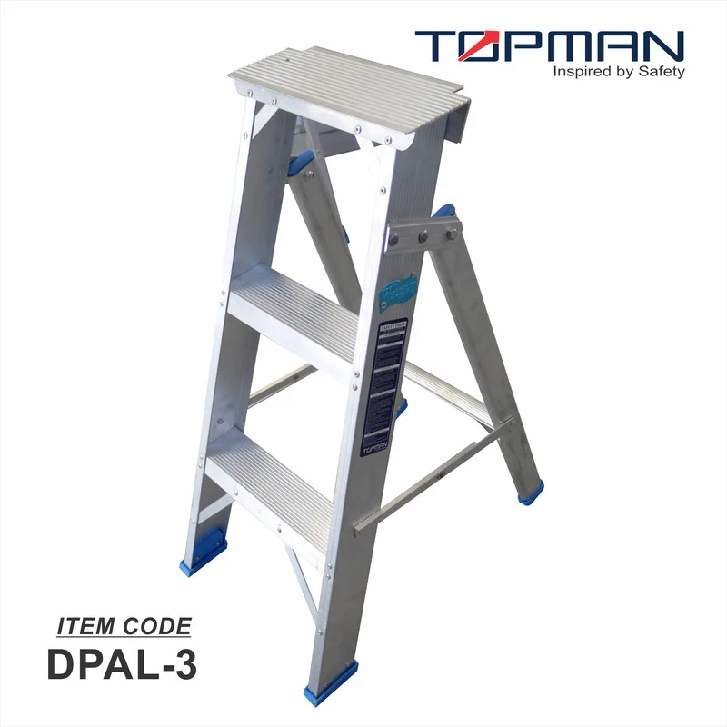 Topman Aluminum 3-Step Dual Purpose Ladder DPAL-3)