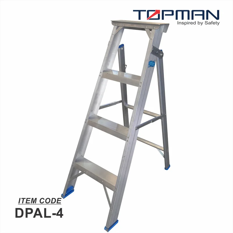 Topman Aluminum 4-Step Dual Purpose Ladder (DPAL-4)