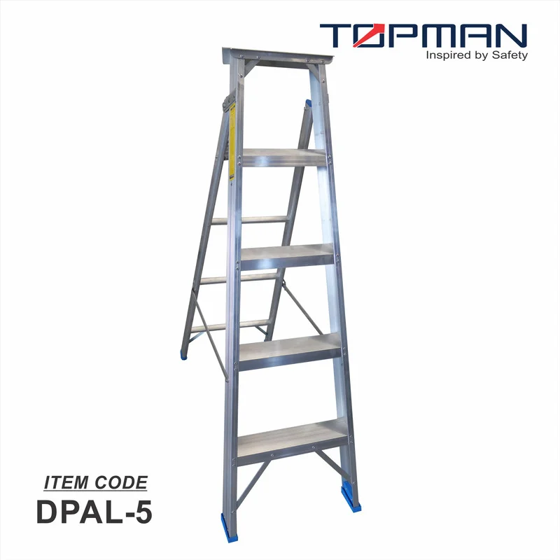 Topman Aluminum 5-Step Dual Purpose Ladder (DPAL-5)