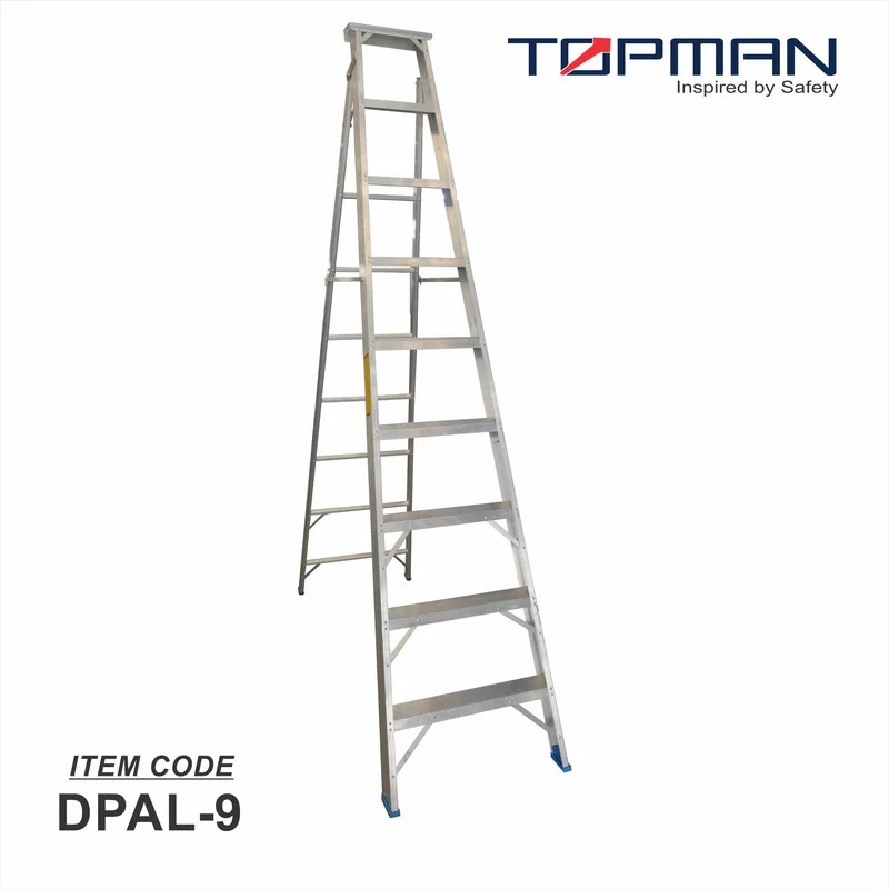 Topman Aluminum 9-Step Dual Purpose Ladder (DPAL-9)