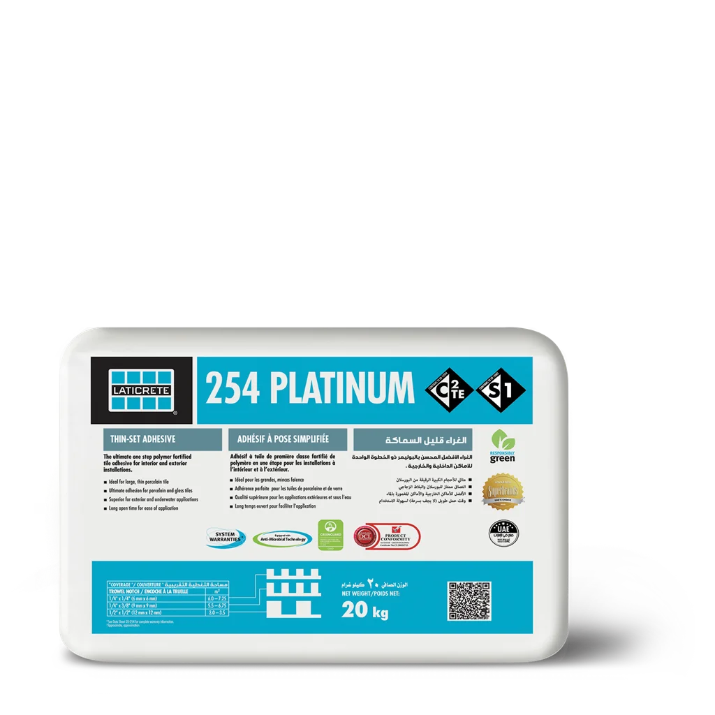 LATICRETE 254 Platinum White Adhesives