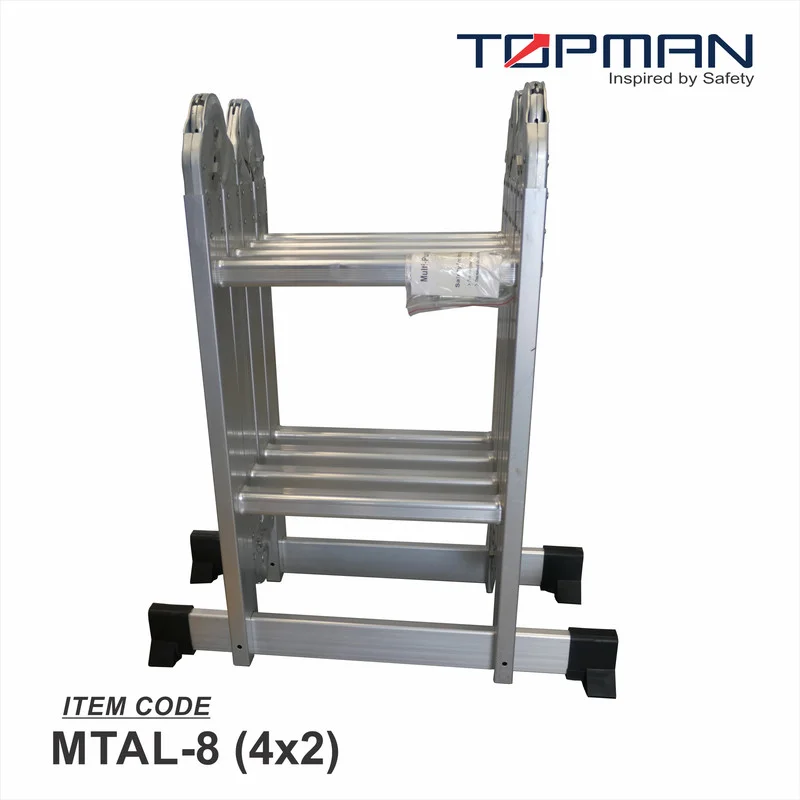 Topman Multi Task Aluminium Ladder - Steps : 4 x 4