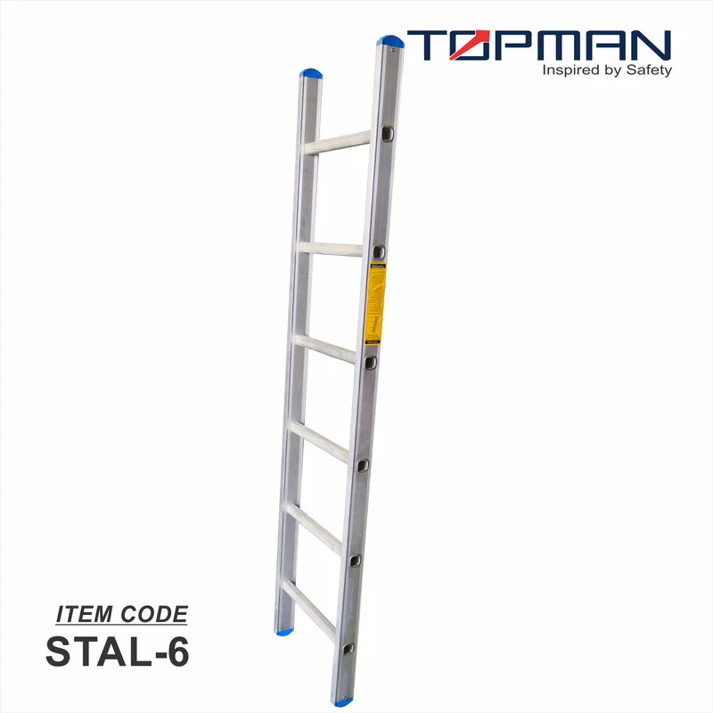 Topman Straight Aluminium Ladder - 6 Steps