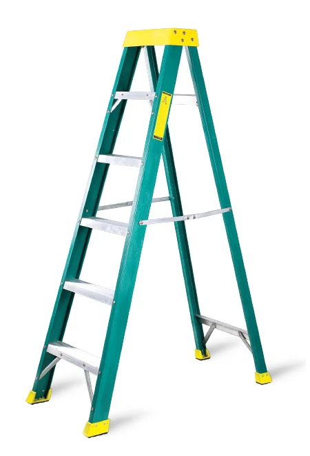 Fiber Glass (FRP) Single Sided Ladder - 6 Steps