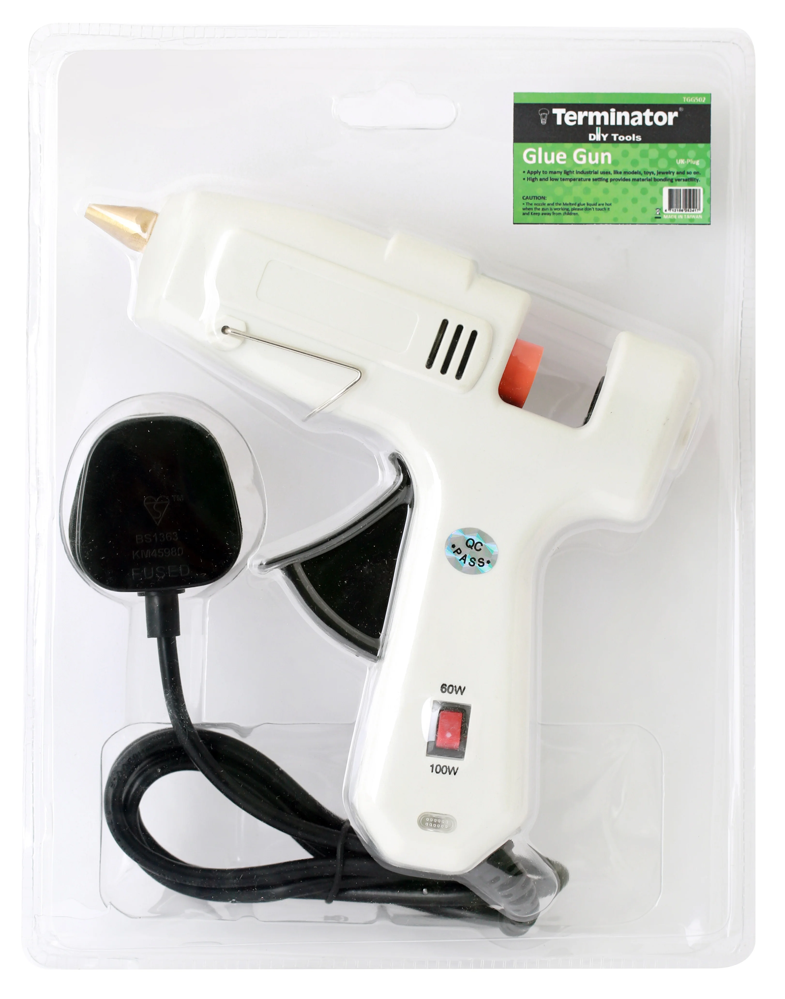 TERMINATOR Glue Gun 60-100W With 13A UK Plug