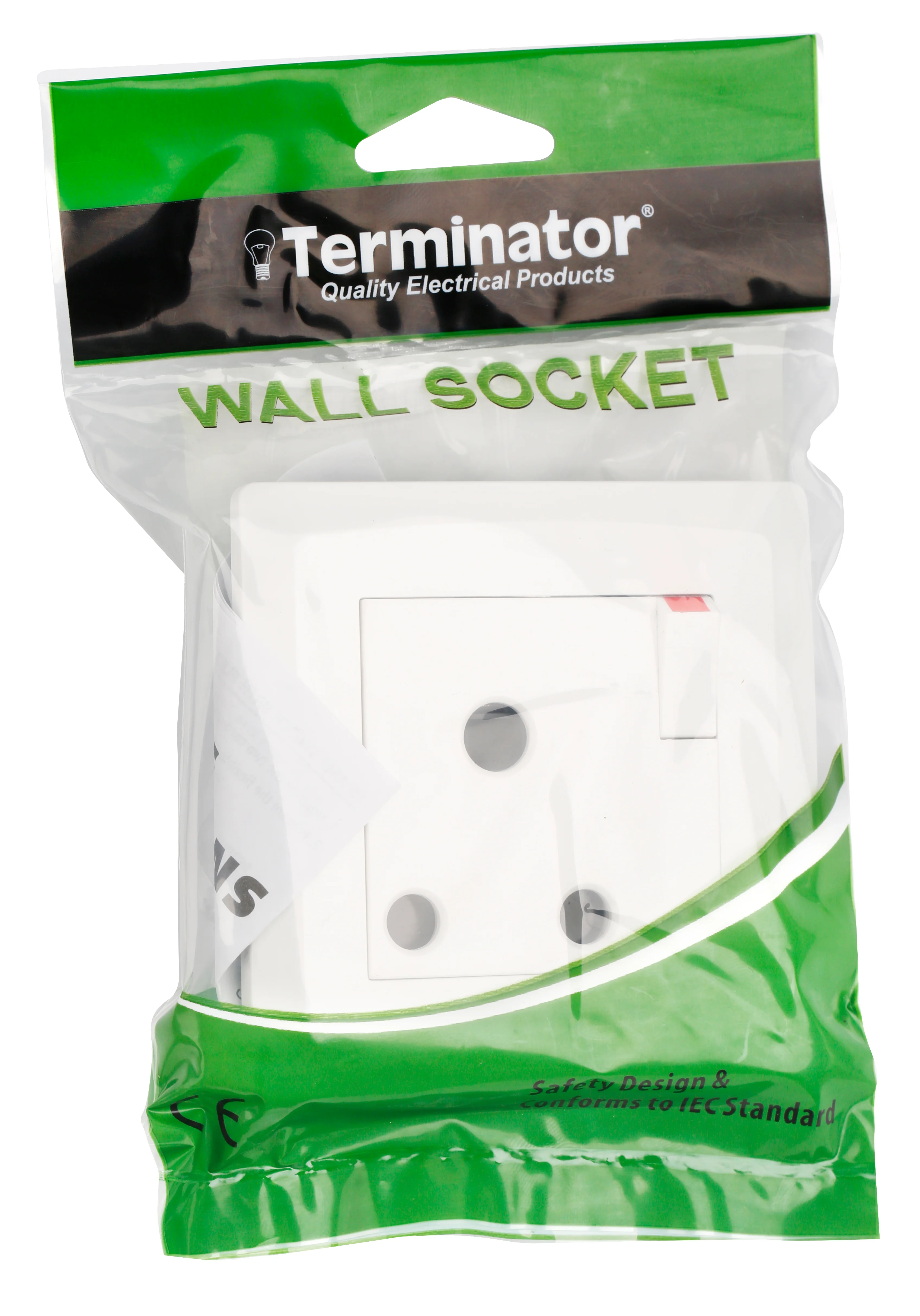 TERMINATOR Wall Plate 15A with Switch