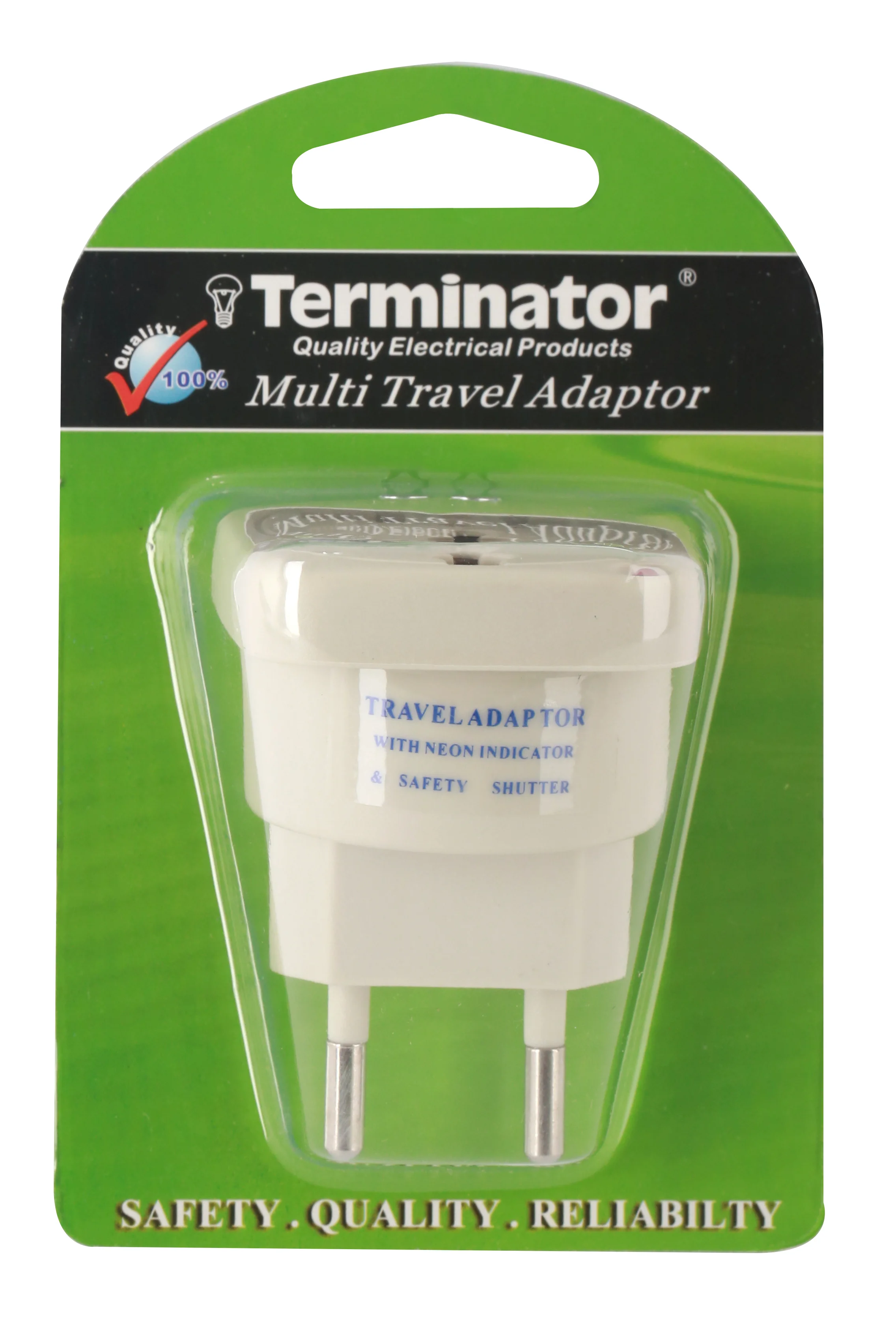 TERMINATOR Travel Adaptor 2RP To Universal