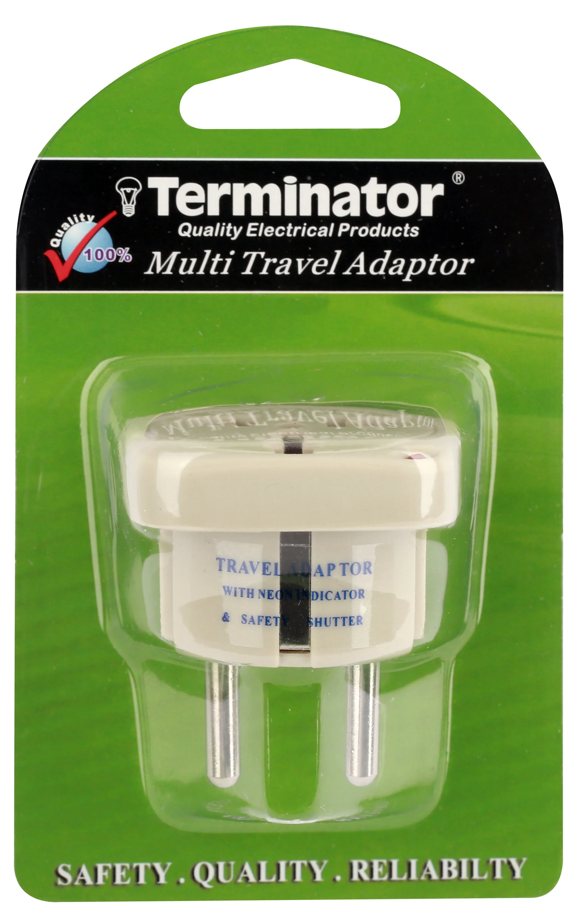 TERMINATOR Travel Adaptor Suchko To Universal