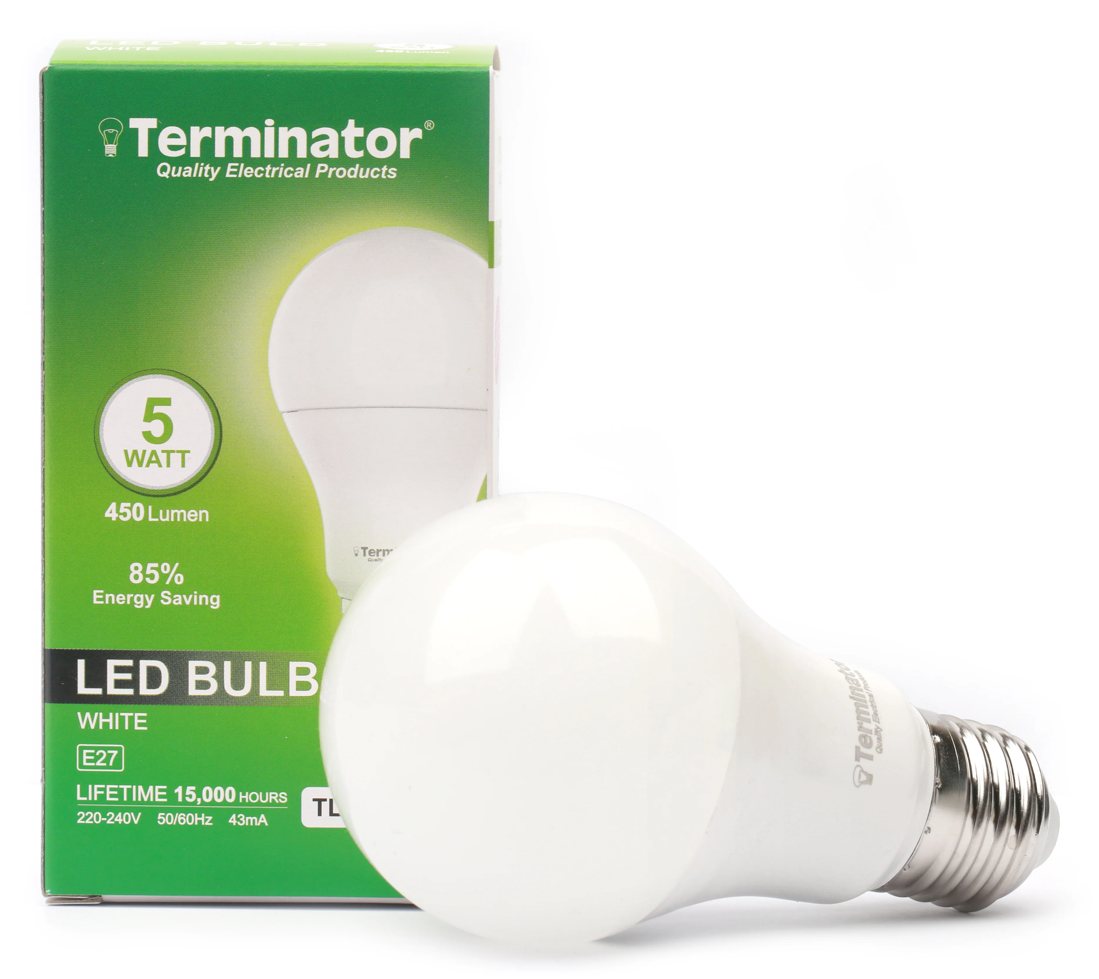 TERMINATOR LED Bulb 5W Day Light E27