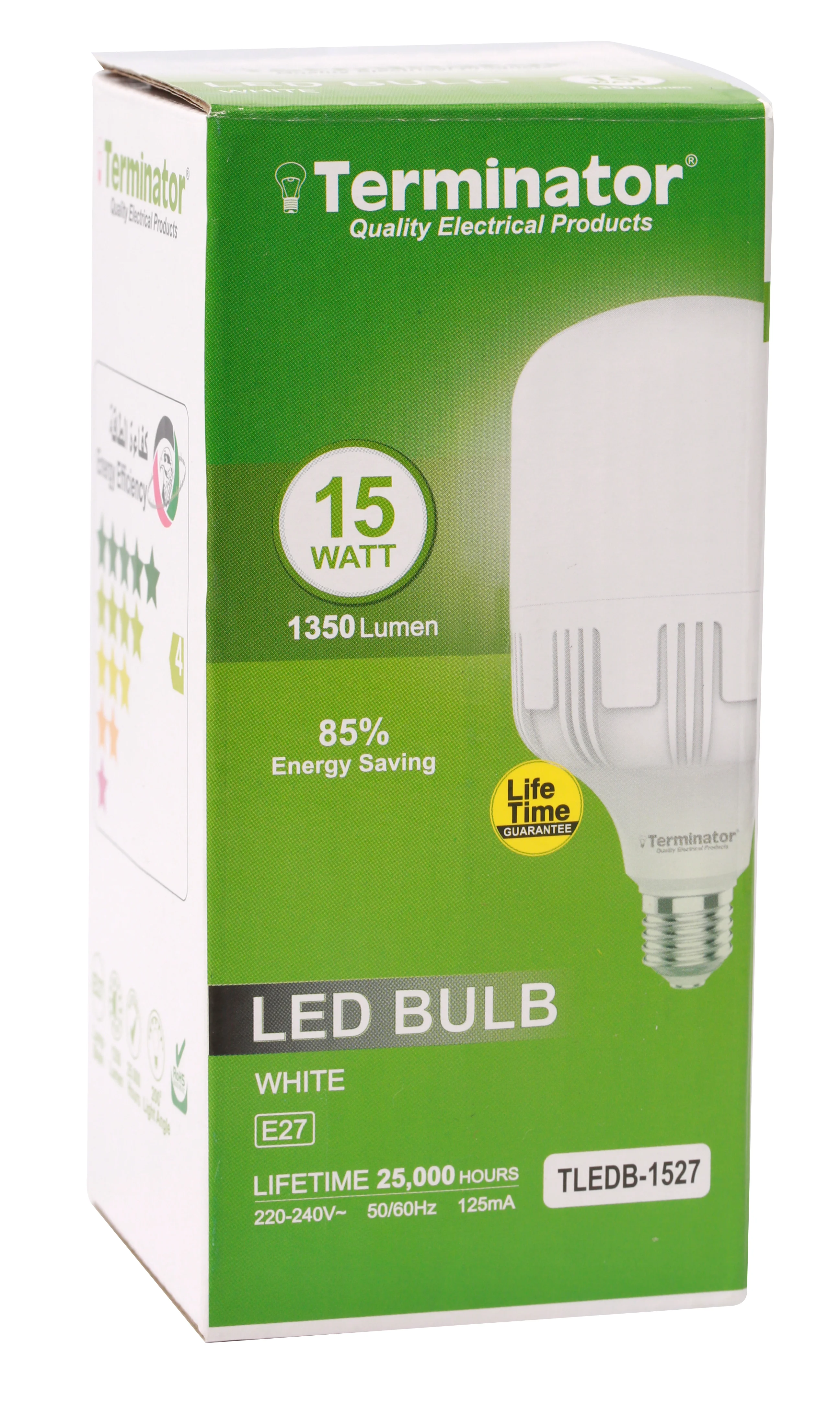 TERMINATOR LED Bulb 15W Day Light E27 T Shape