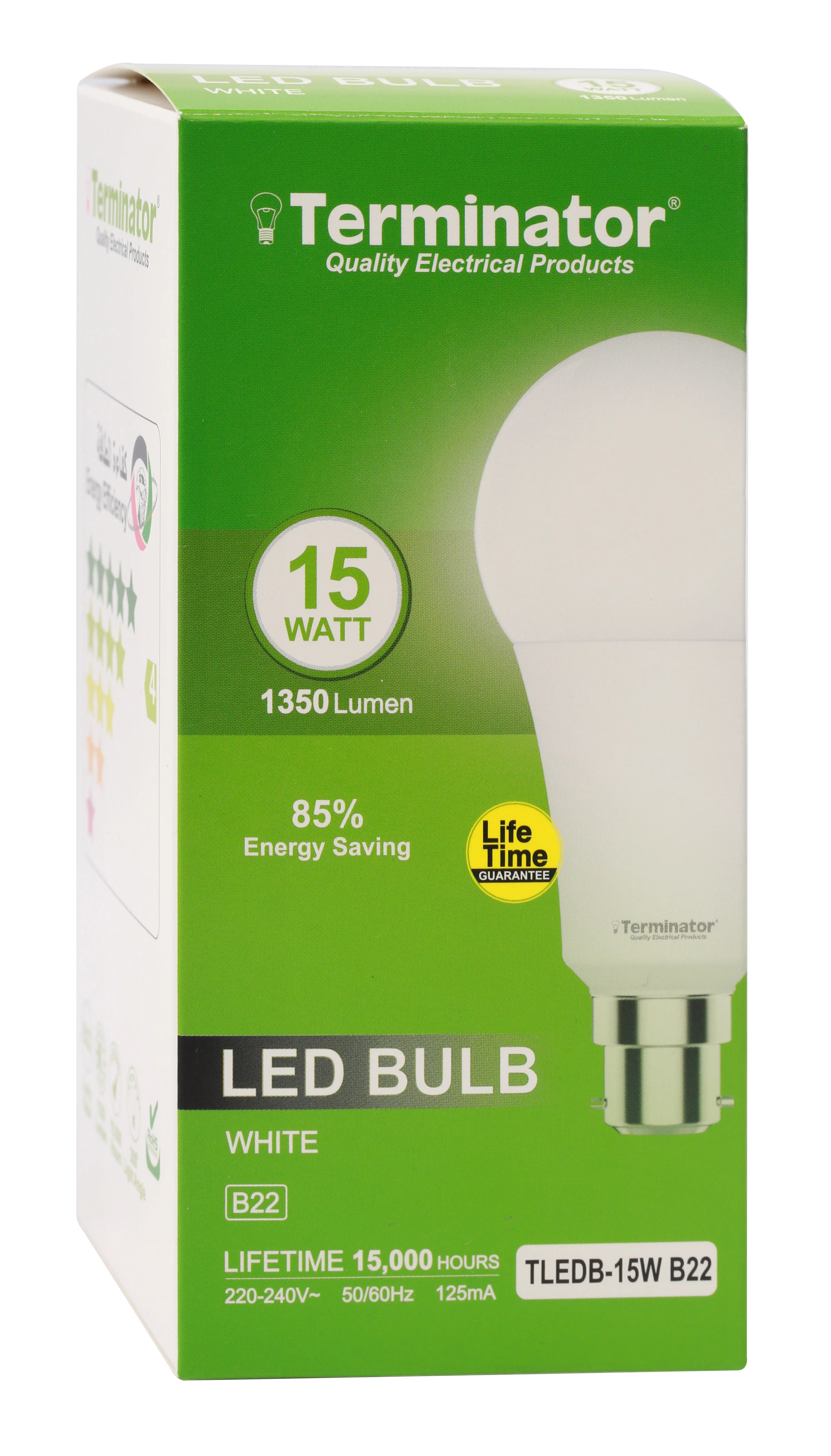 TERMINATOR LED Bulb 15W Day Light B22