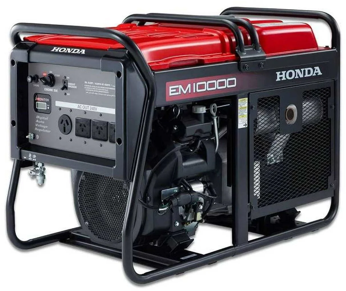 Honda EM10000� 9.0 KVA Recoil start +� Electric start option -� With battery Without Wheels