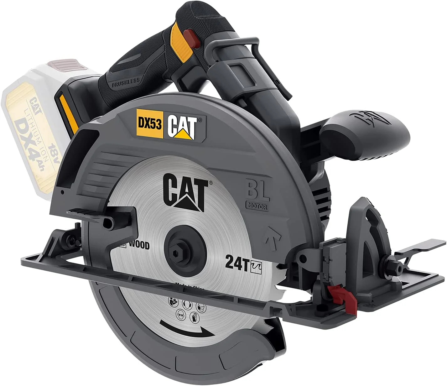 DANUBE CAT (DX53B) 18V BRUSHLESS CIRCULAR SAW - 185MM,BARE MACHINE