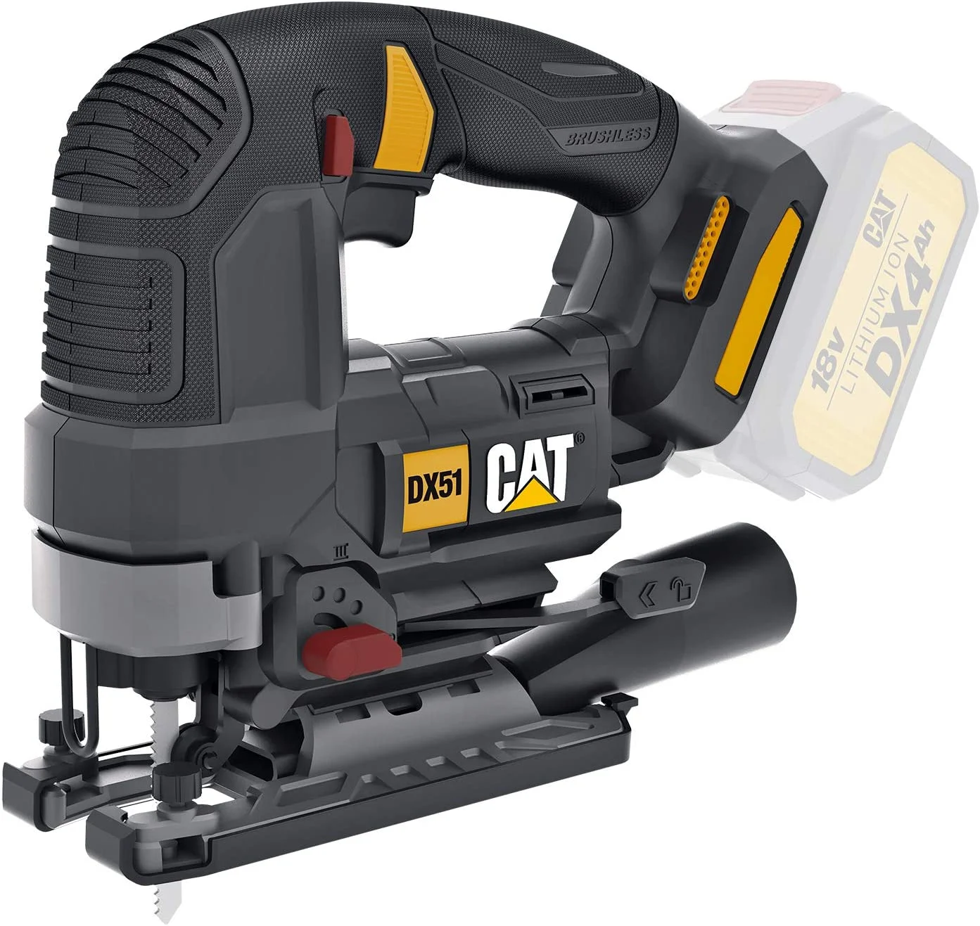 DANUBE CAT (DX81B) 18V BRUSHLESS PLANER - 82X2MM, BARE MACHINE