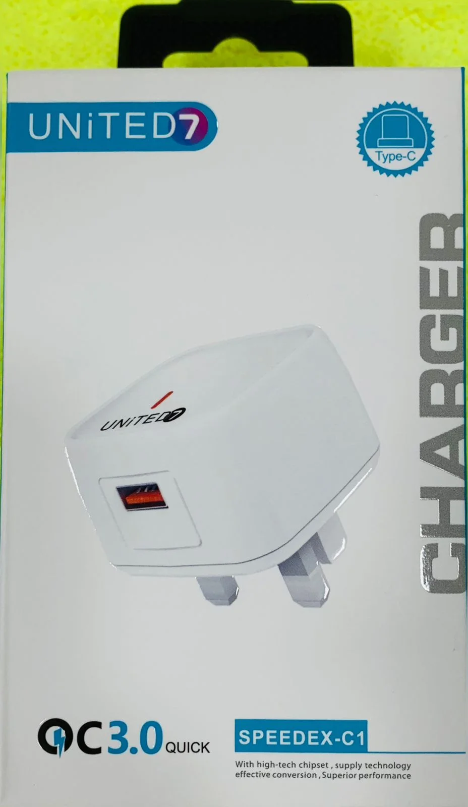 United 7 charger (cube)