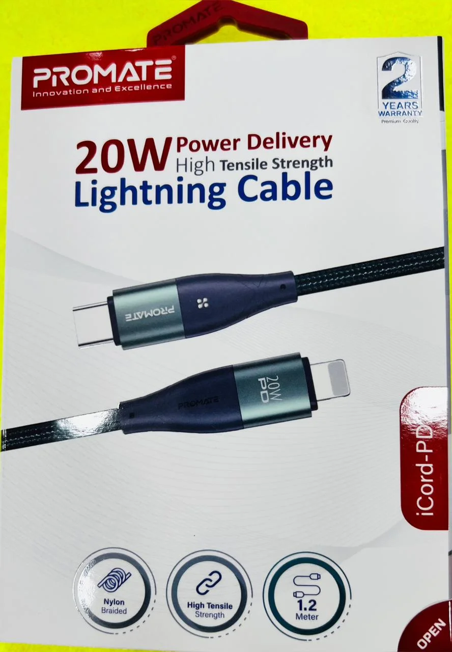 Promate lightning cable