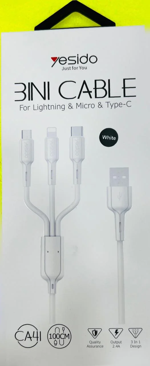 Yesido 3in1 cable