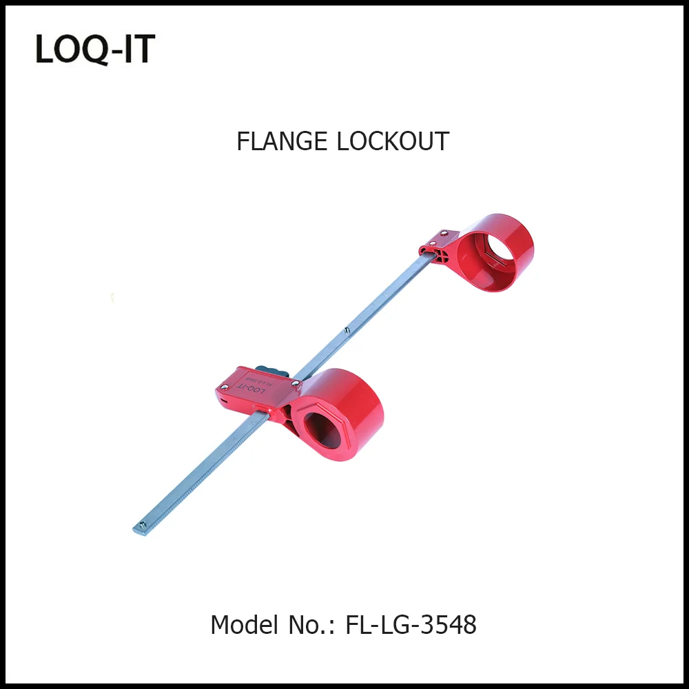 BLIND FLANGE LOCKOUT DEVICE. Size: LARGE.