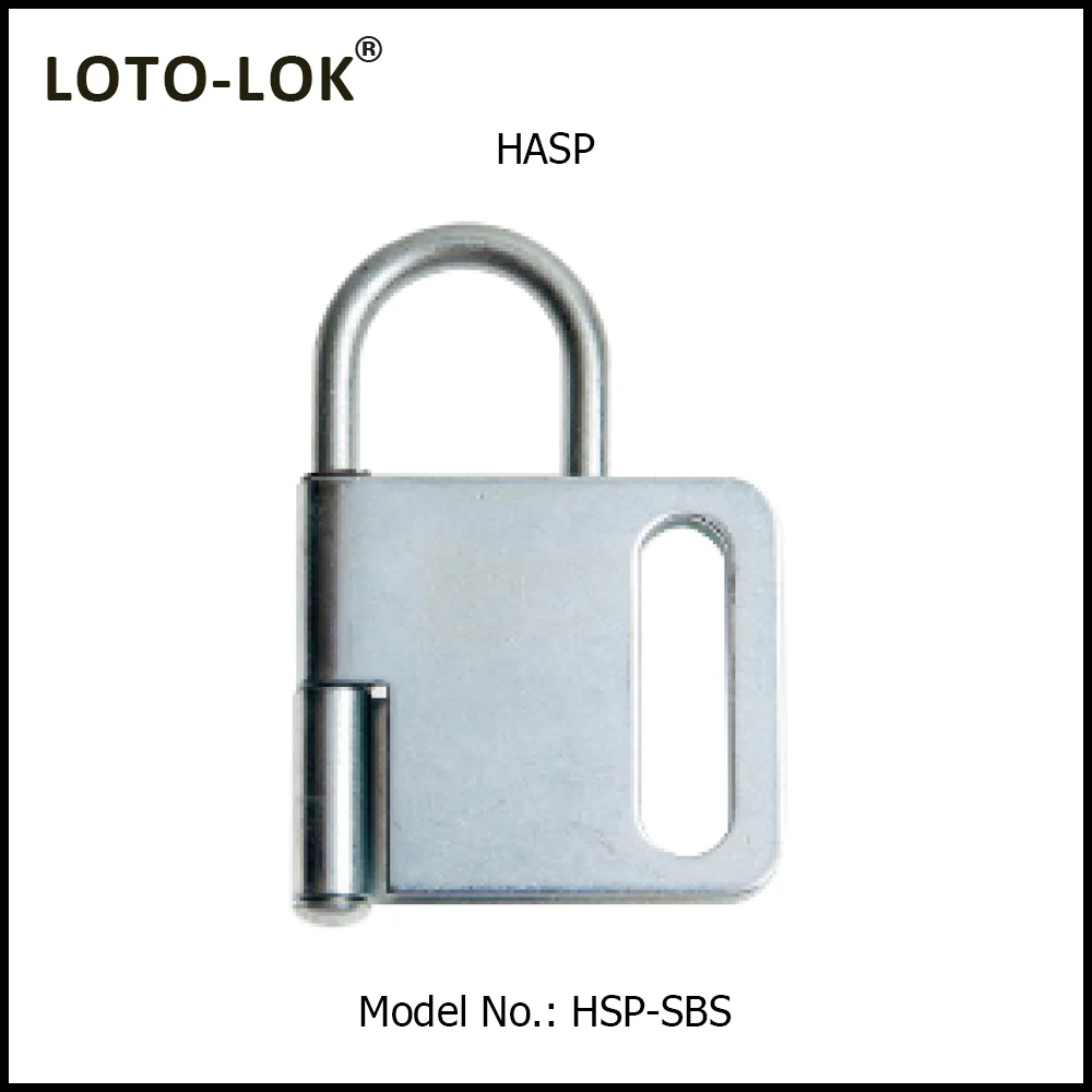 Hasp – Steel SHORT Shackle, Butterfly Type, Accommodates 4 Padlocks. Model No: HSP-SB-S