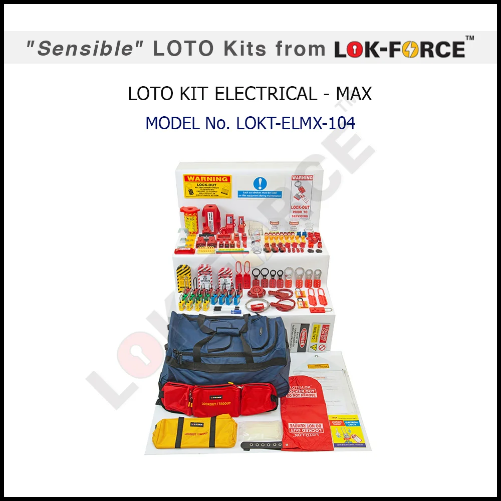 LOCKOUT / TAGOUT ELECTRICAL KIT - MAX. Model No: LOKT-ELMX-104