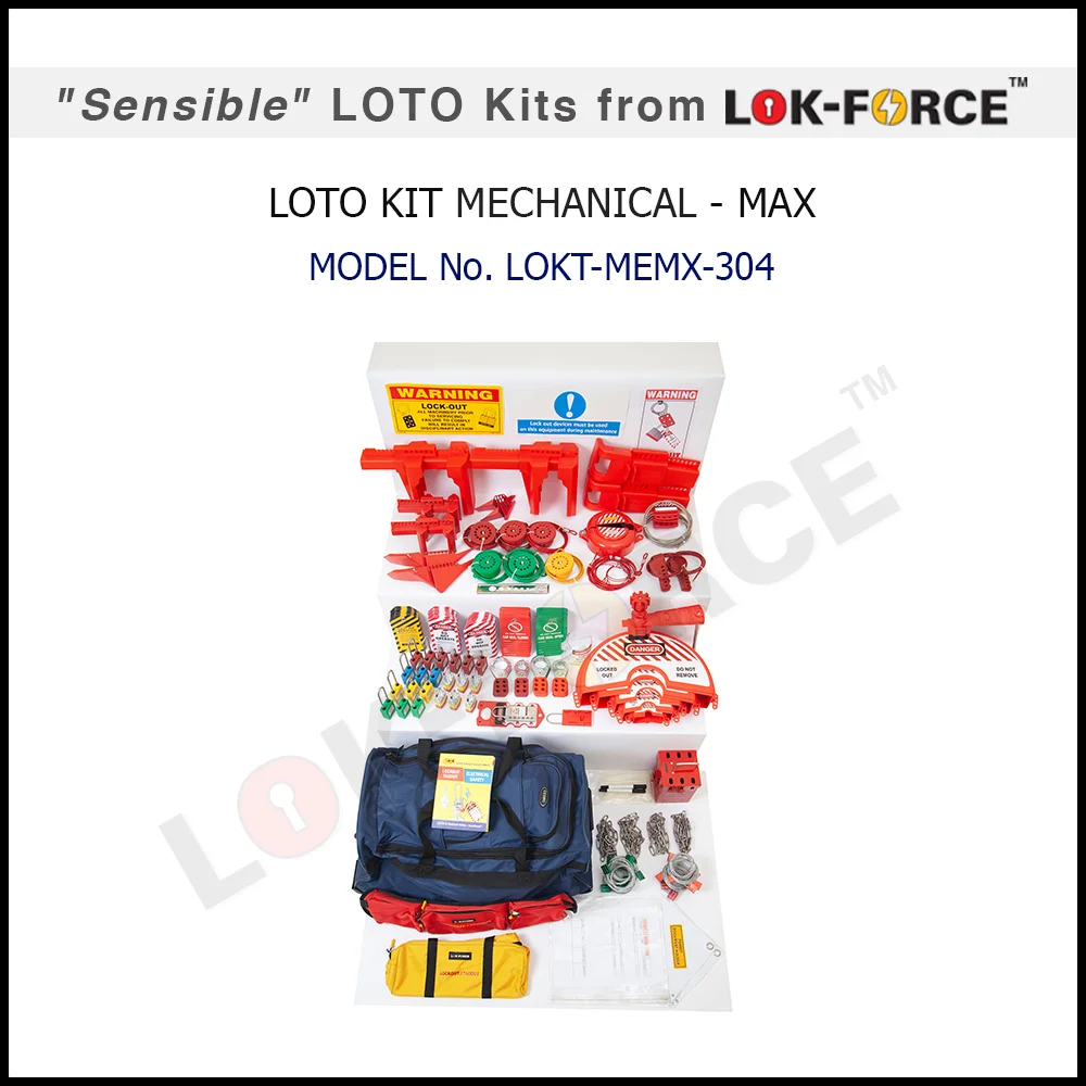 LOCKOUT / TAGOUT MECHANICAL KIT - MAX. Model No: LOKT-MEMX-304