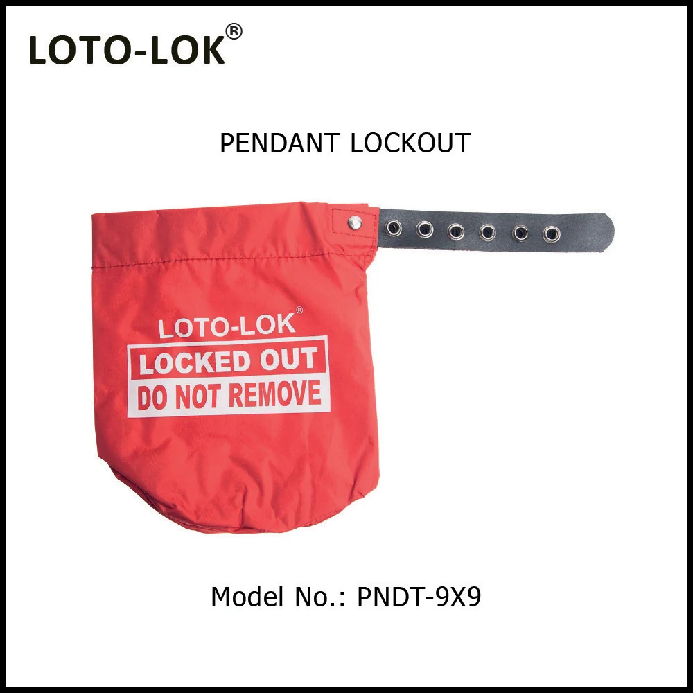 Pendant & Plug Lockout, Color: Red. Size: Small. Model No: PNDT?9X9