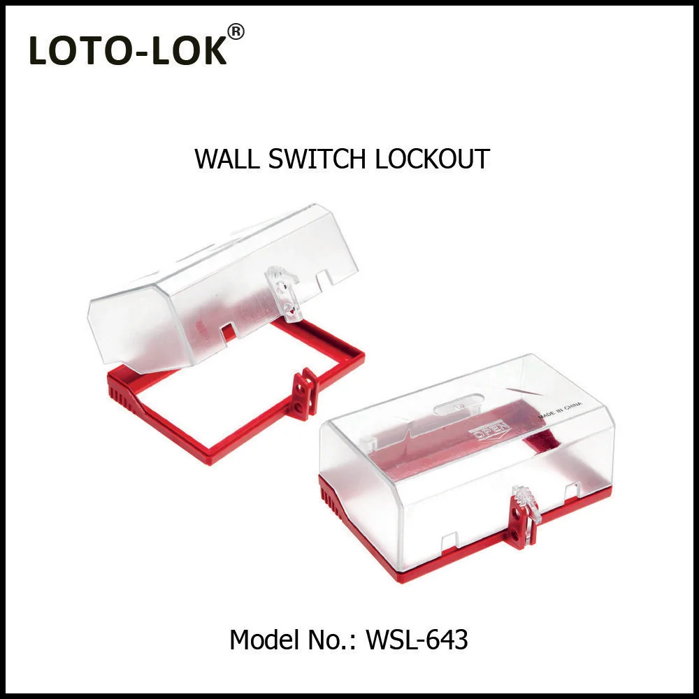 WALL SWITCH LOCKOUT. Model No: WSL-643