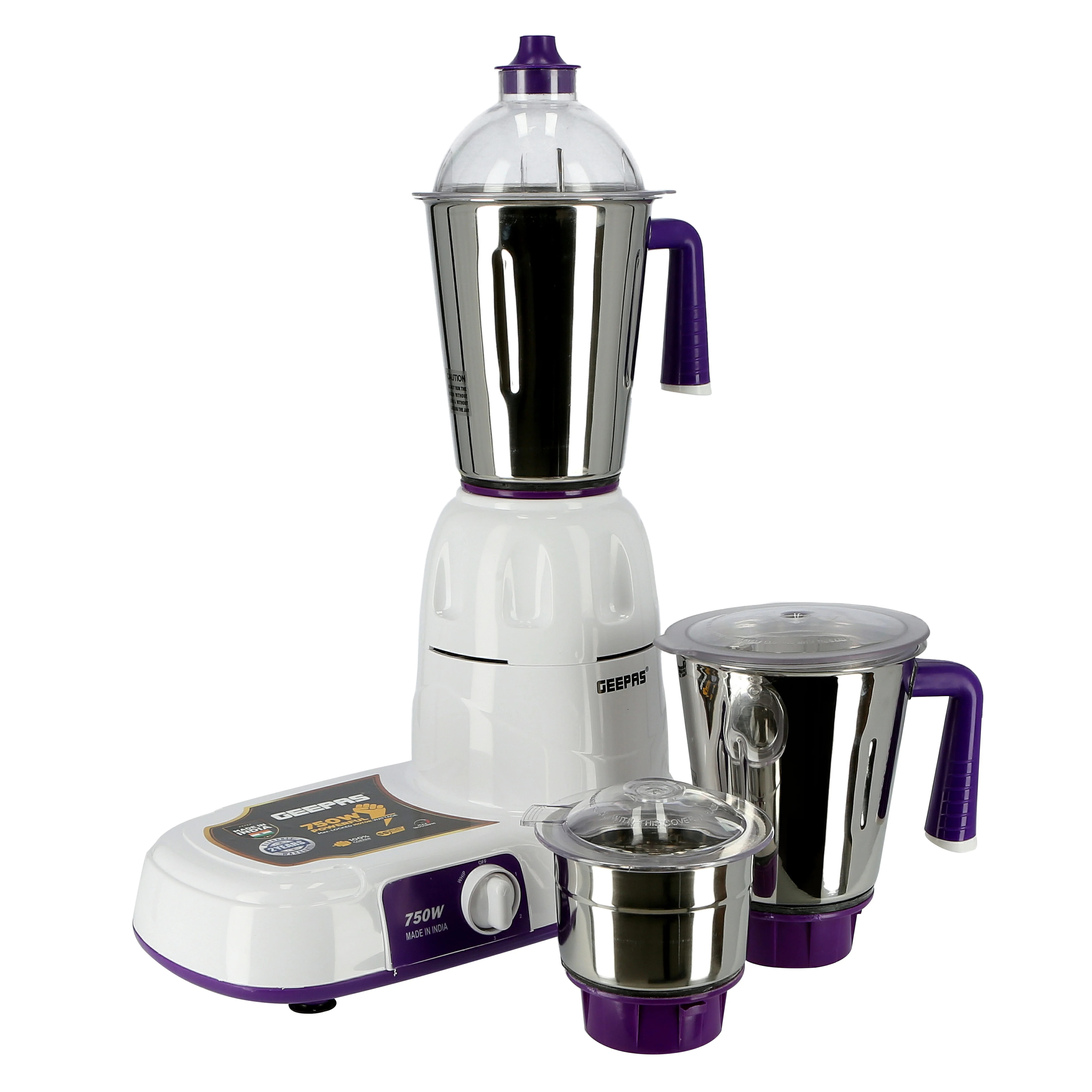 2-in-1 Blender with 1.5L Glass Jar, Smart Lock, GSB44076UK