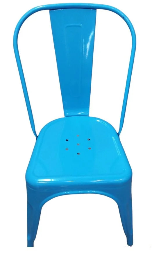 Four leg Metal chair Color Blue