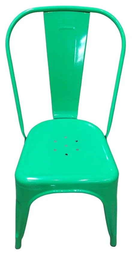 Four leg Metal chair Color Green