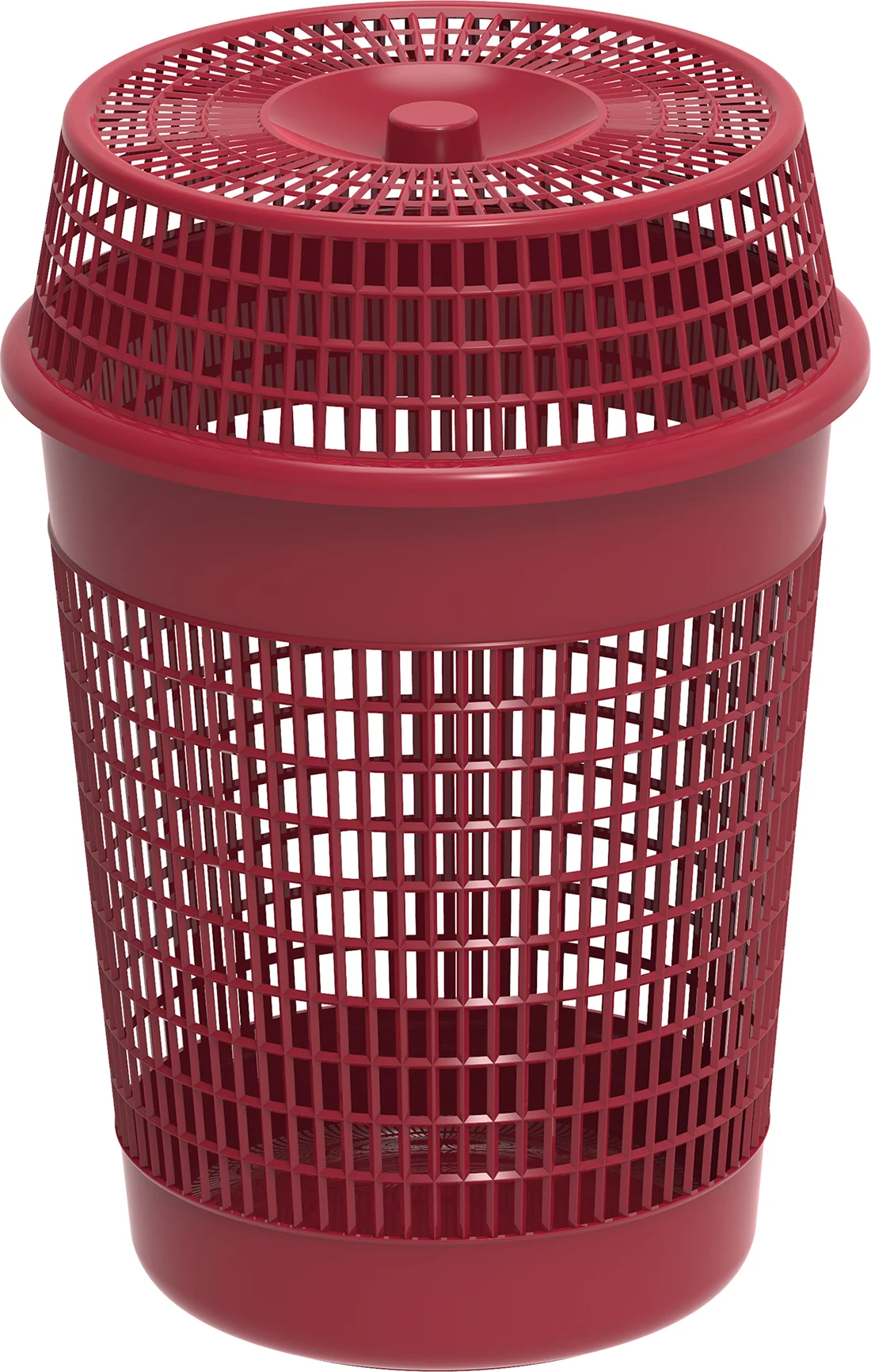 COSMOPLAST LAUNDRY BASKET TALL WITH LID IFHHLA323