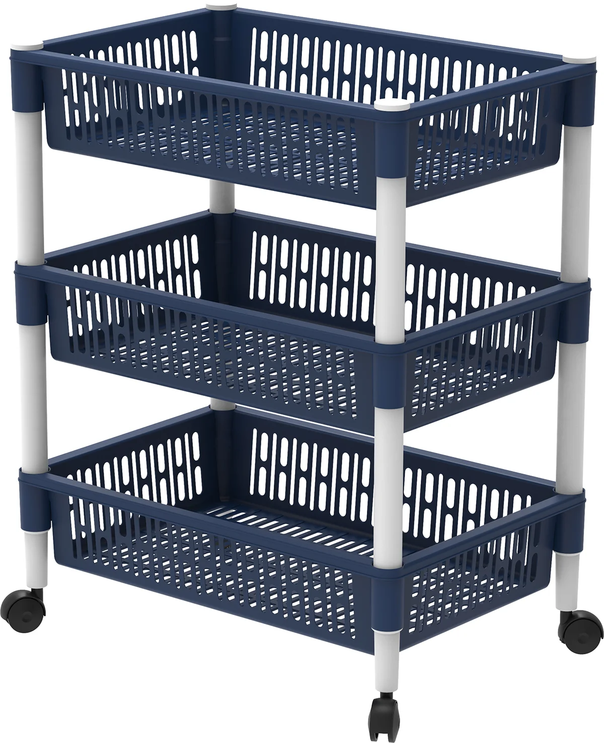 COSMOPLAST VEGETABLE RACK , 3 TRAYS W/WH IFHHVR380