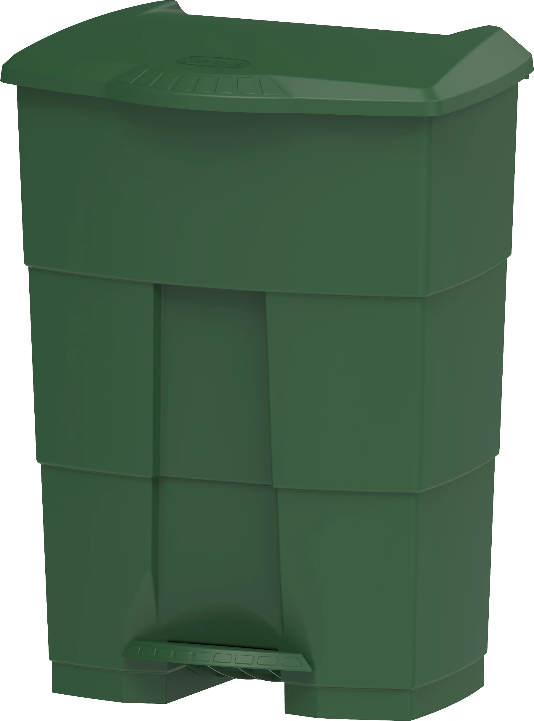 COSMOPLAST STEP-ON WASTE BIN W/WHEELS - 45 LTR IFHHXX328