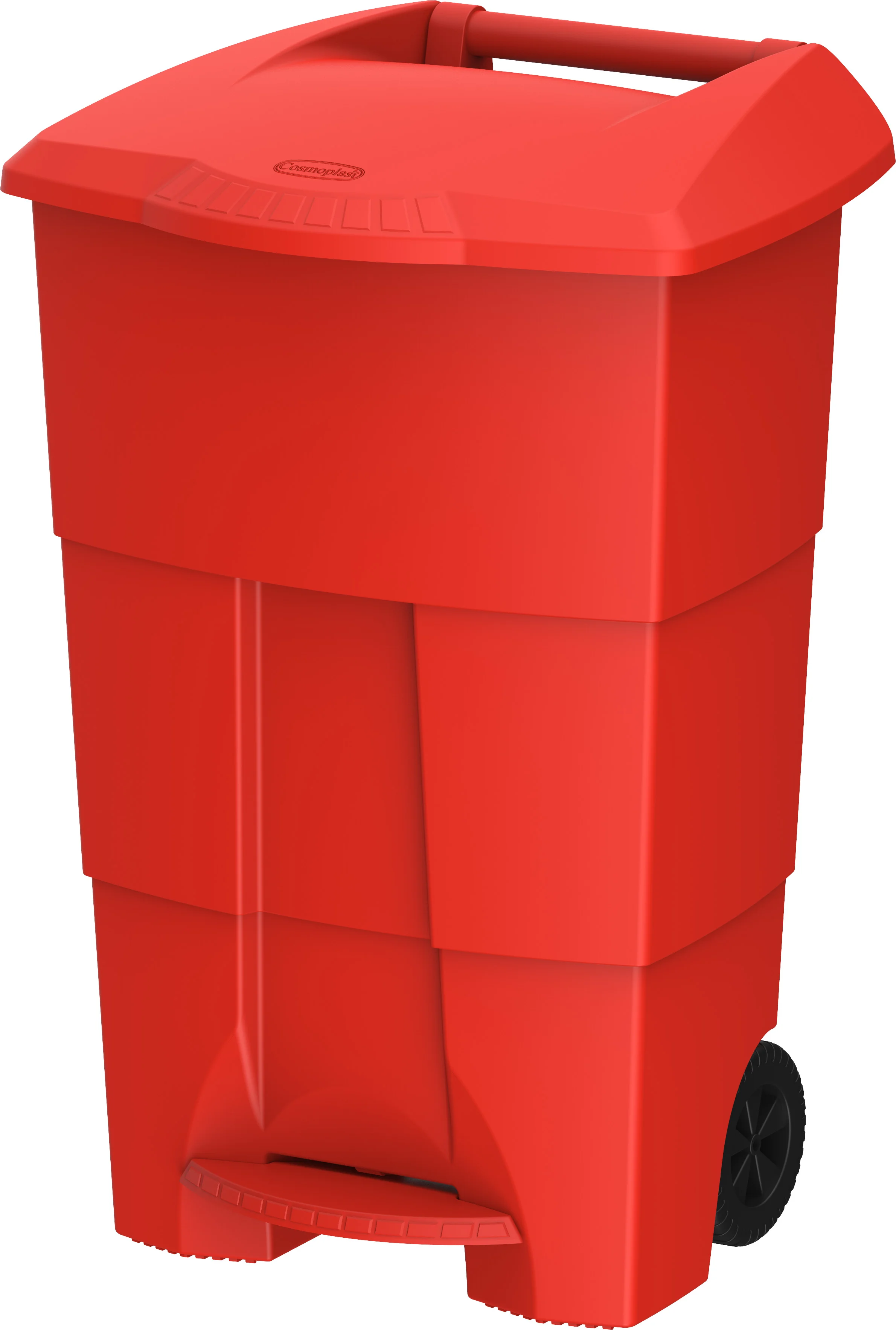 COSMOPLAST STEP-ON WASTE BIN W/WHEELS - 70 LTR IFHHXX329