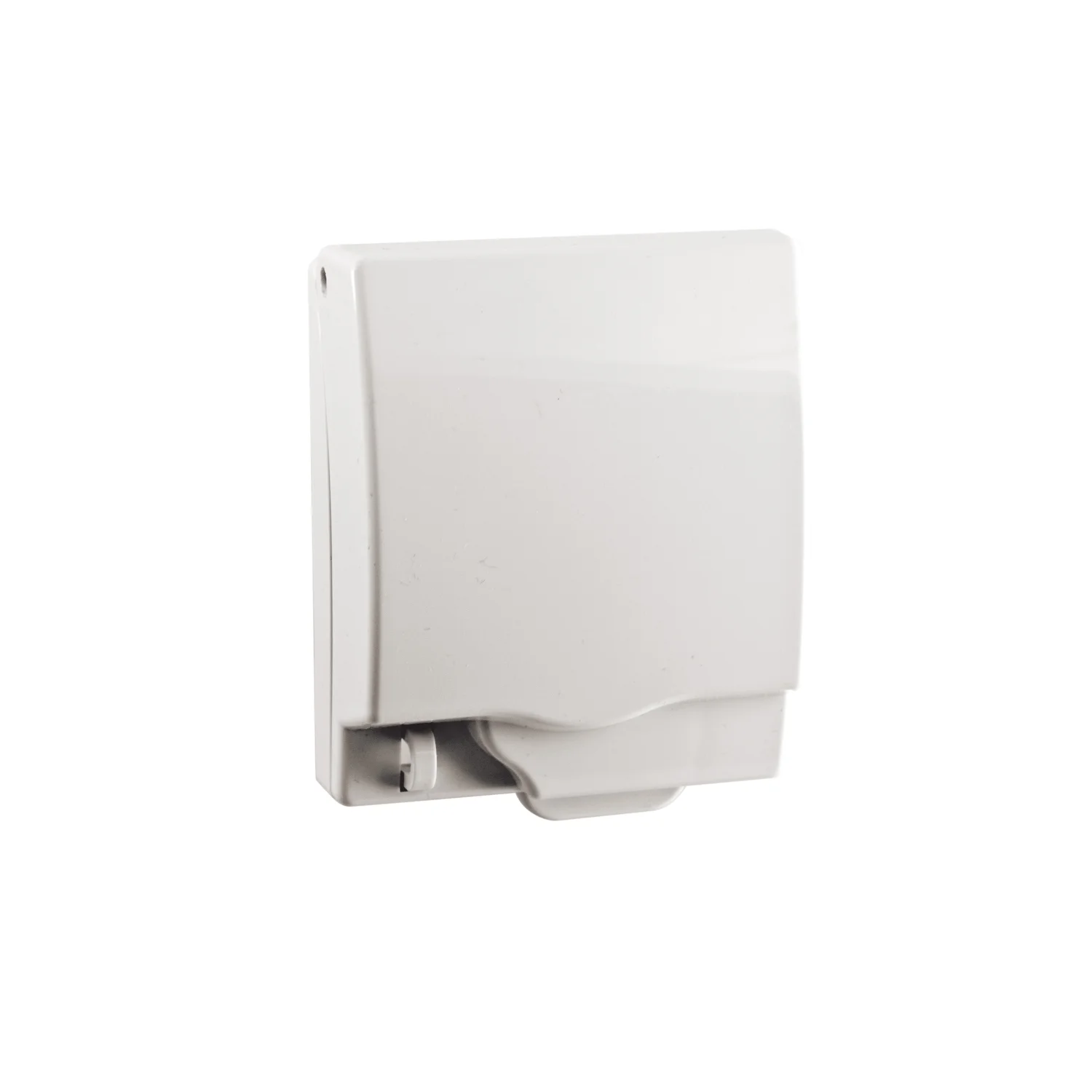 Full-Time Weatherproof Single Gang Socket Cover (White) IP55