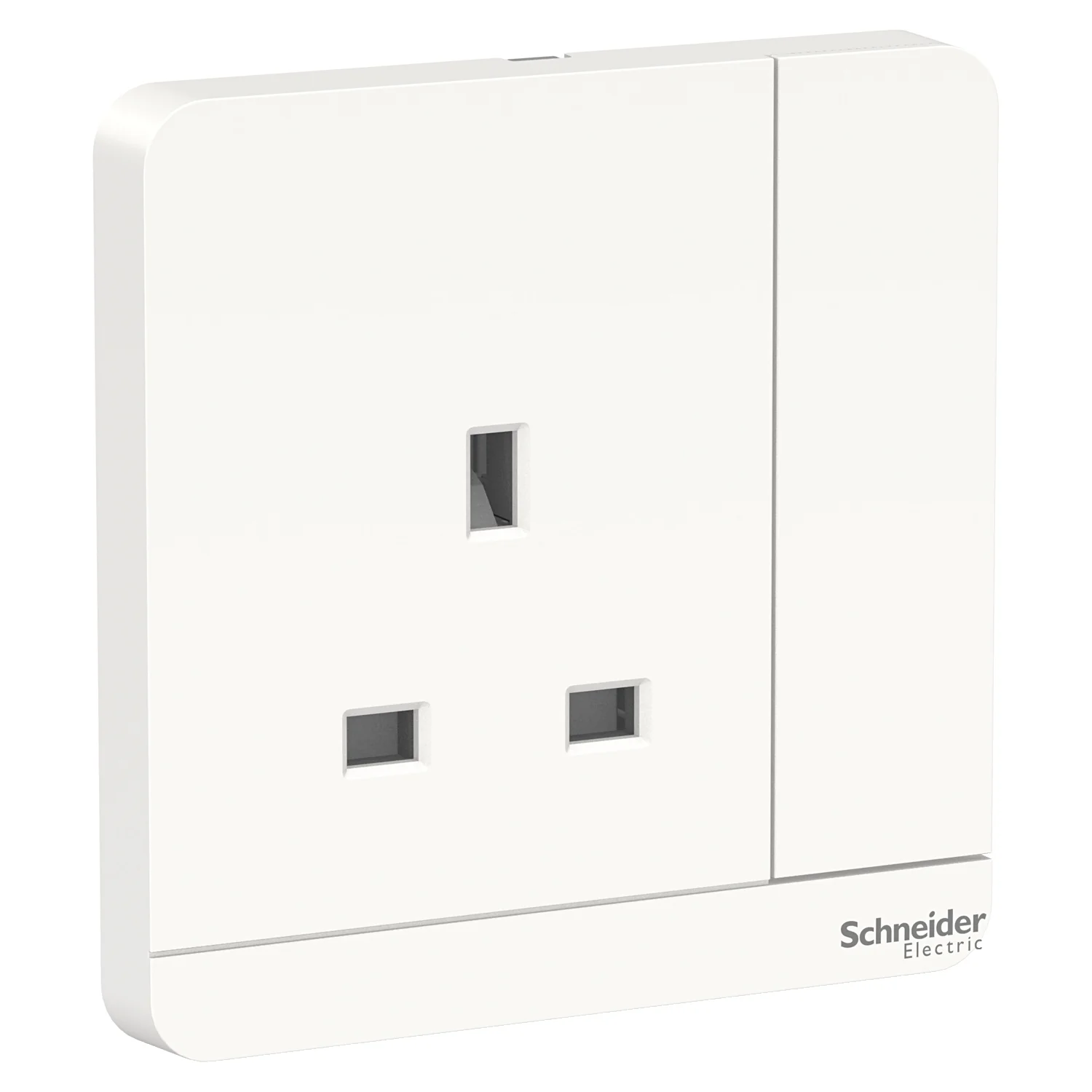 AvatarOn, switched socket, 3P, 13 A, 250 V, White