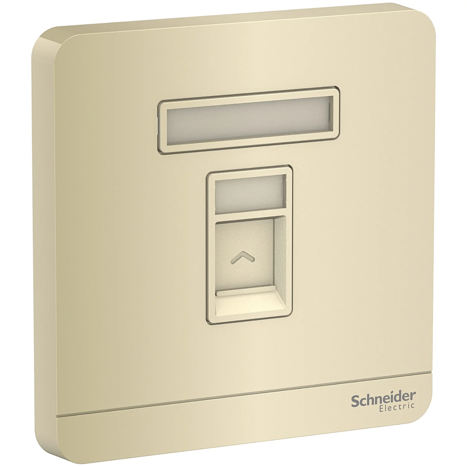 AvatarOn, wallplate for keystone RJ45, Wine gold