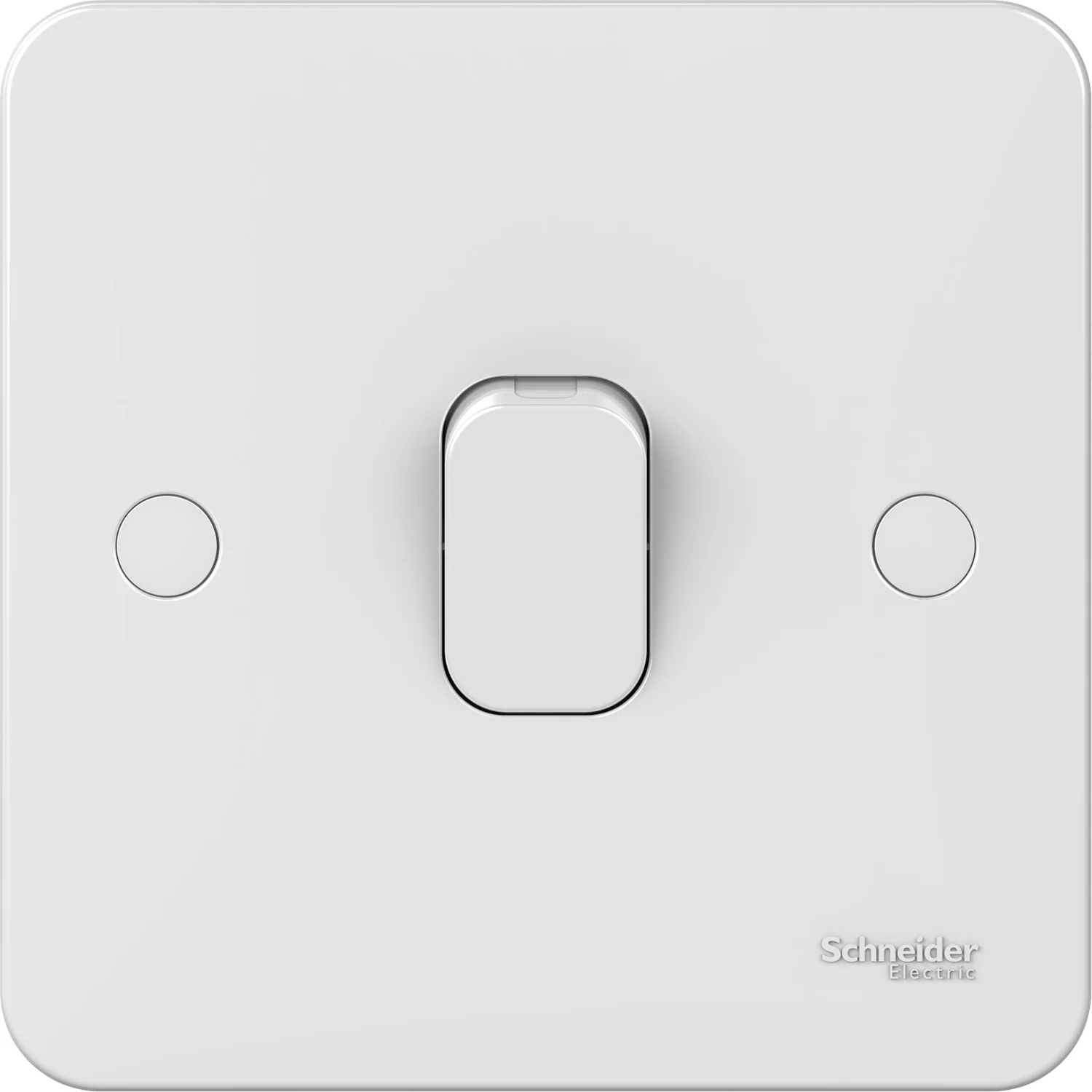 Lisse - 1-way plate switch - without instructions - 1 gang - 10AX - white