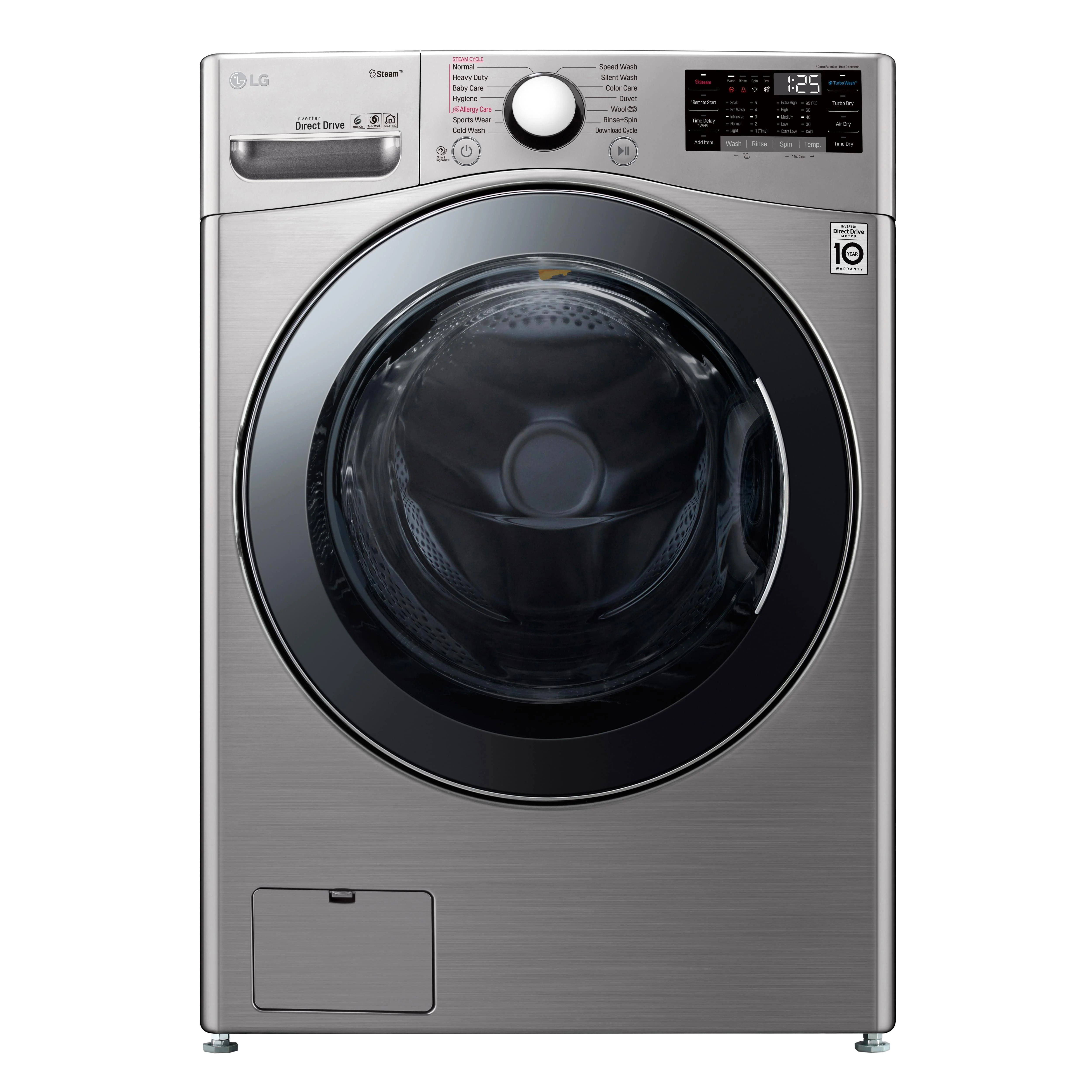 LG 18 Kg Washer & 10 Dryer - F18L2CRV2T2.ASSPALY