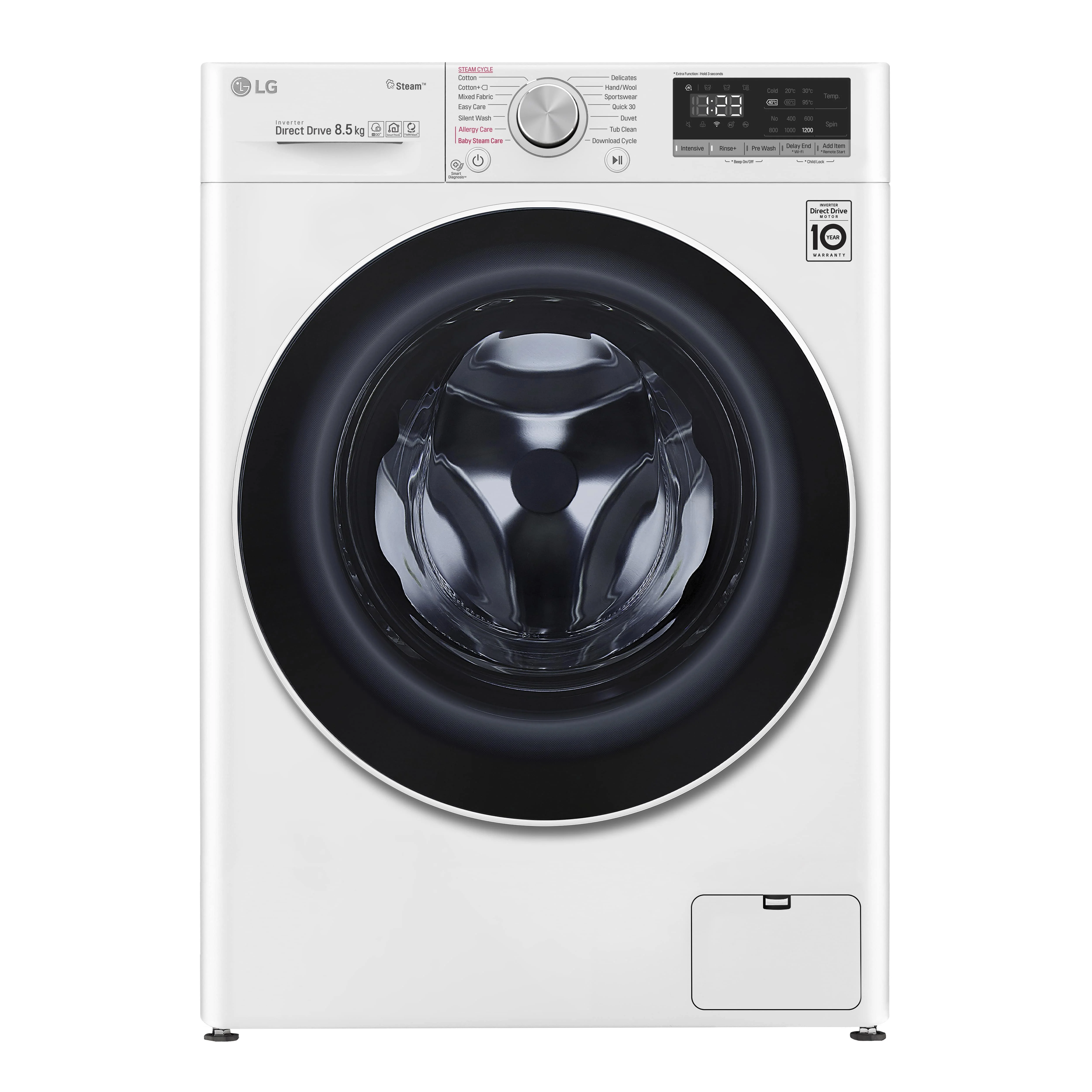 LG 8.5 Kg Front Load Washing Machine - F2V5GYP0W