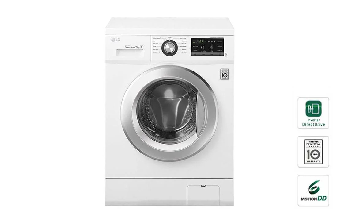 LG 7 Kg Front Load Washing Machine - FH2J3QDNP0