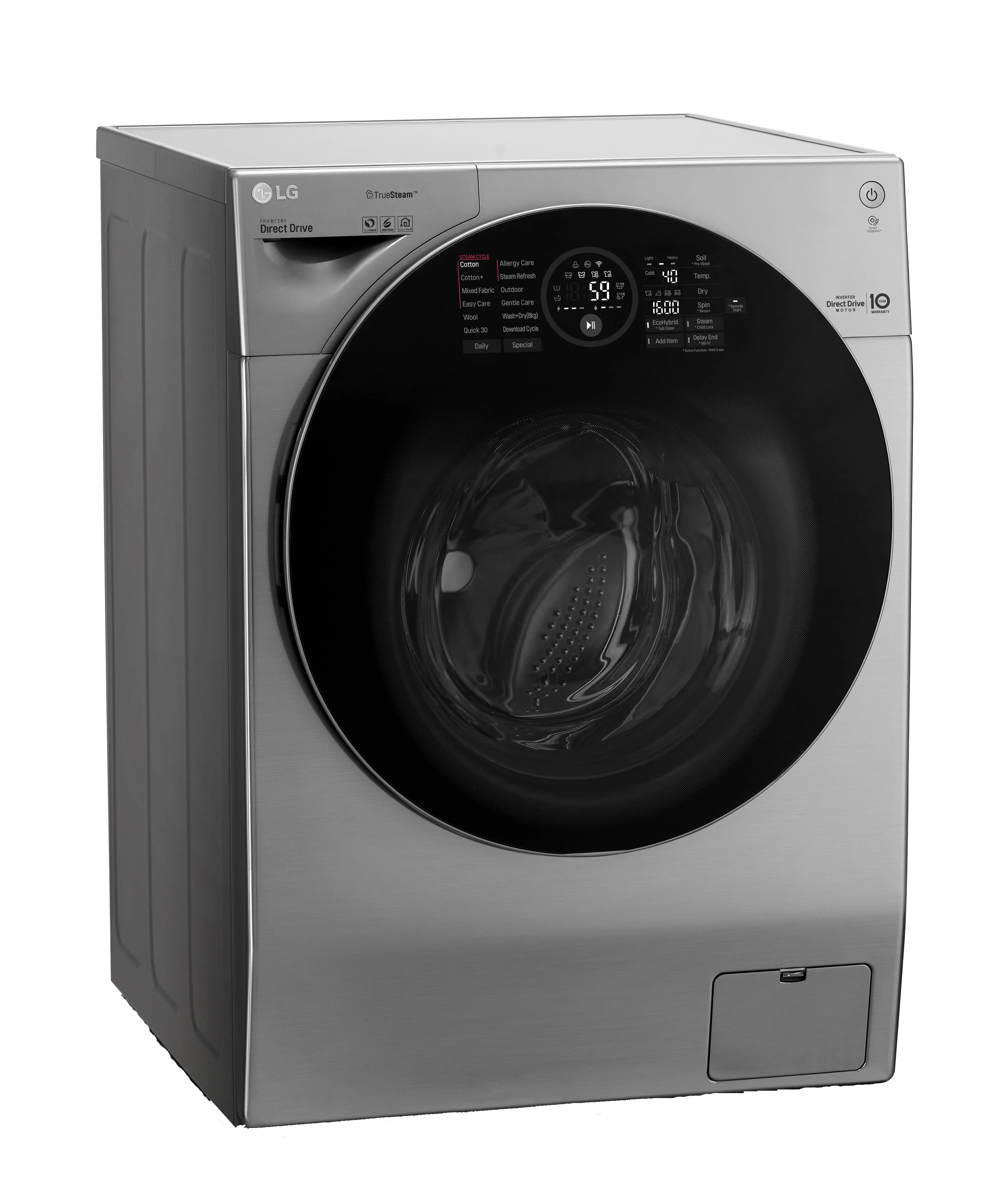 LG Front Load 10 Kg Washer 7 Kg Dryer - FH4G1JCHP6N.ASSPALY