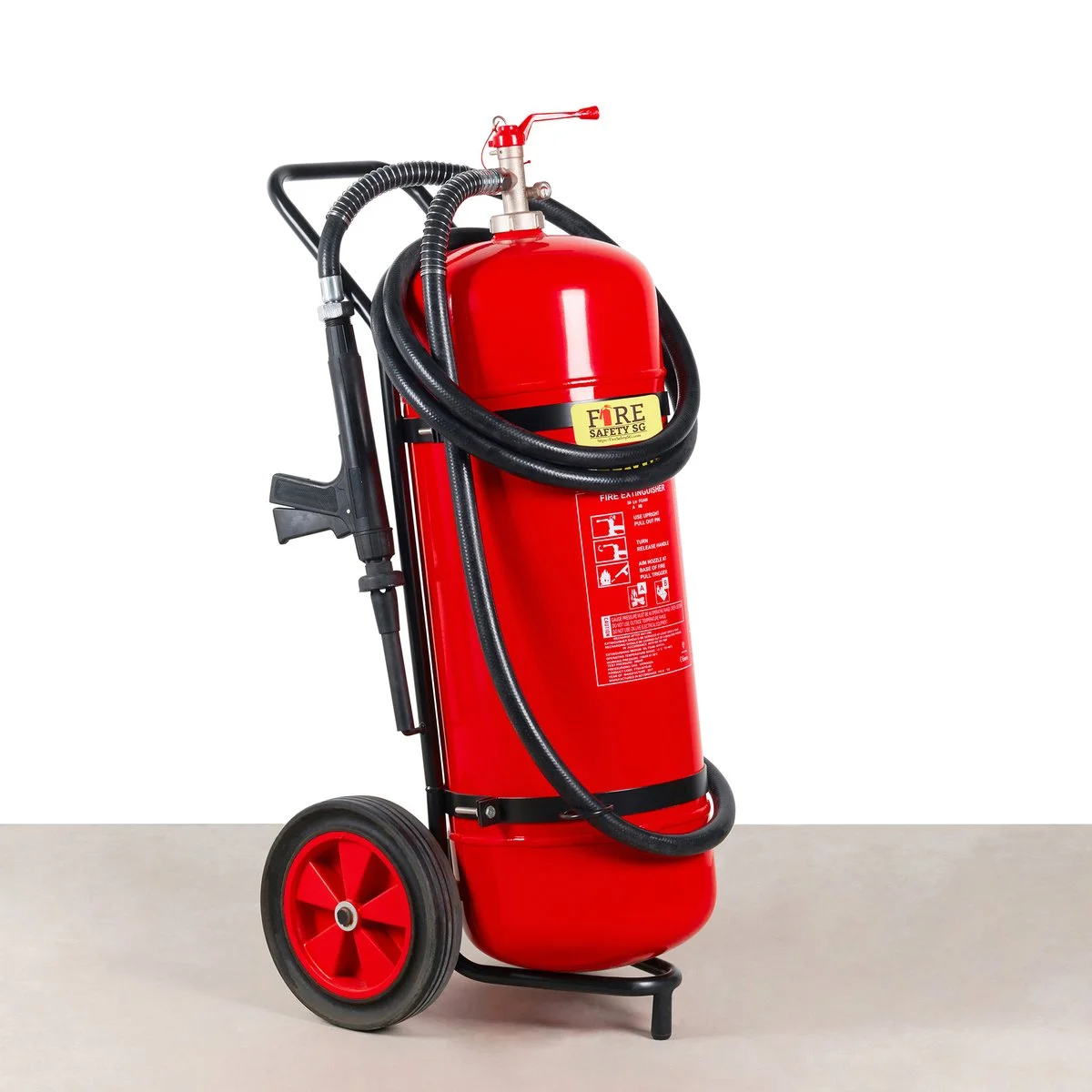 Fireguard 25L Fire Extinguisher Trolley Foam