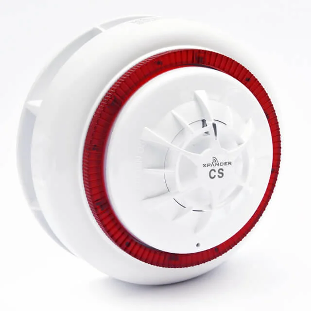 Heat Detector with Sounder Base