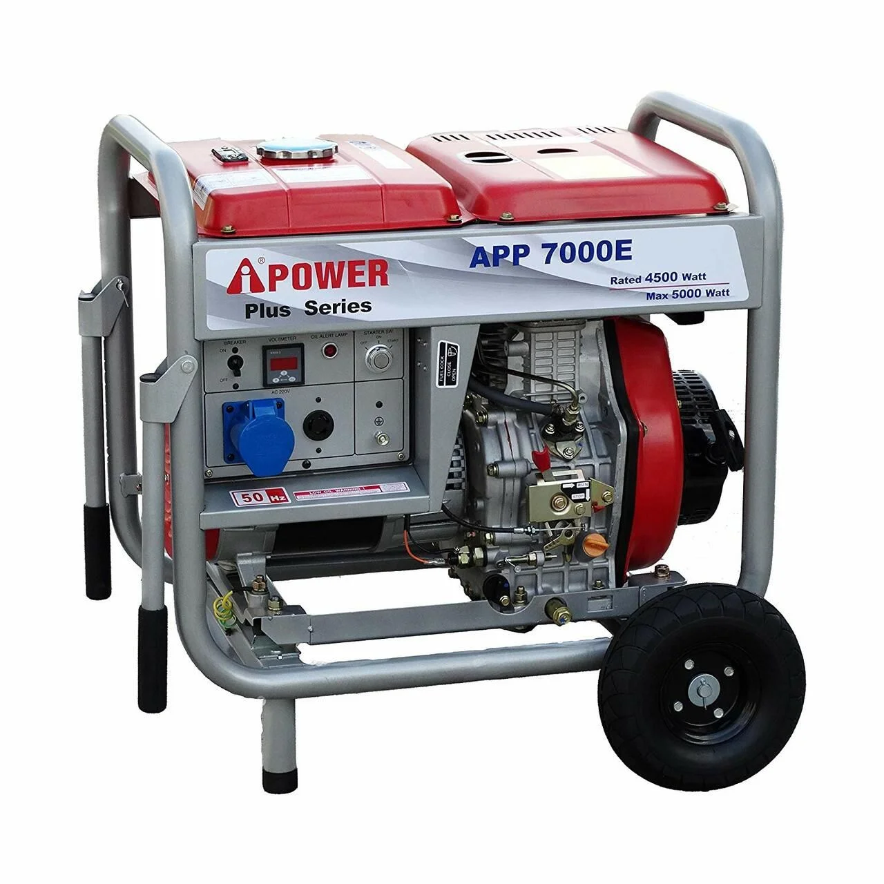 APP7000WE (50HZ/230V, 3.0-3.3KW 50-180A DIESEL WELDING GENERATOR)