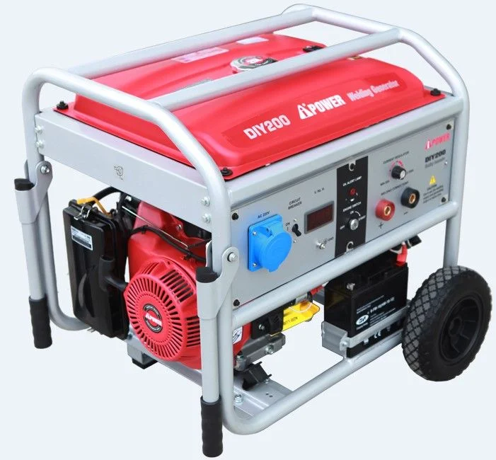 DIY200 (50HZ/230V, 5.0-5.5KW, 50-200A, 2-IN-1 GASOLINE WELDING GENERATOR)