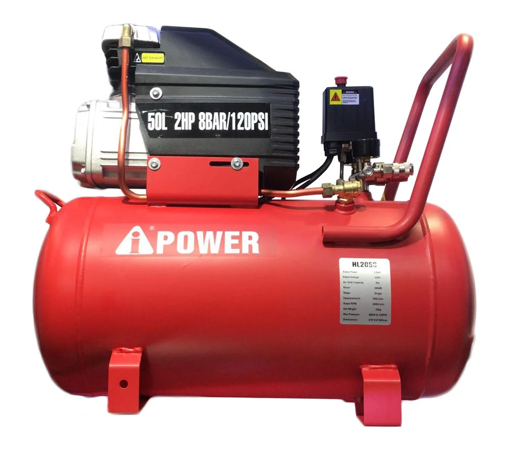 HL2050 (50L, 1100W/1.5HP, 8 BAR / 120PSI, 4.3CFM & 120L/Min, 50HZ/230V, WITH OIL 50LTR NORMAL AIR COMPRESSOR)