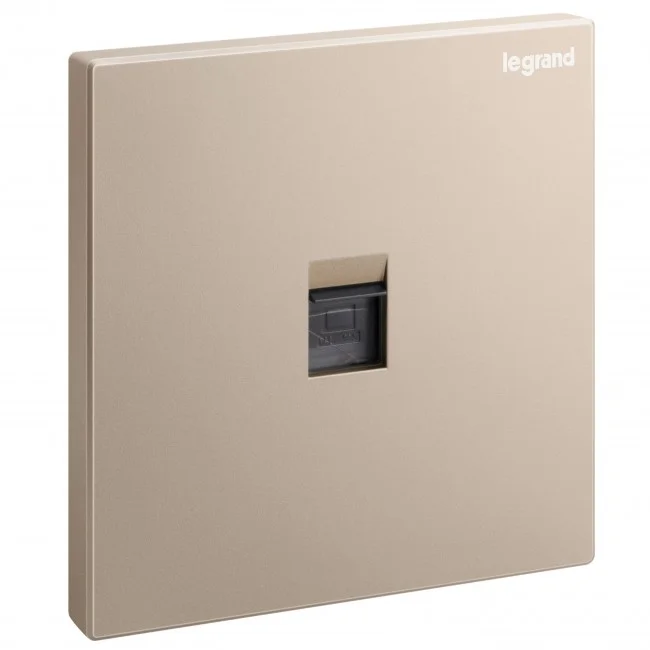 RJ45 data socket Galion category6 UTP - rose gold