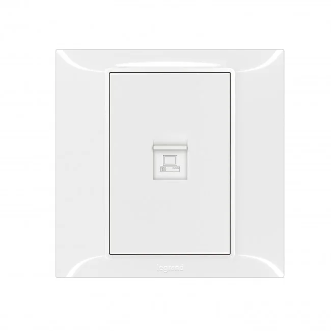 Data socket Belanko S - RJ45 category6 UTP - white