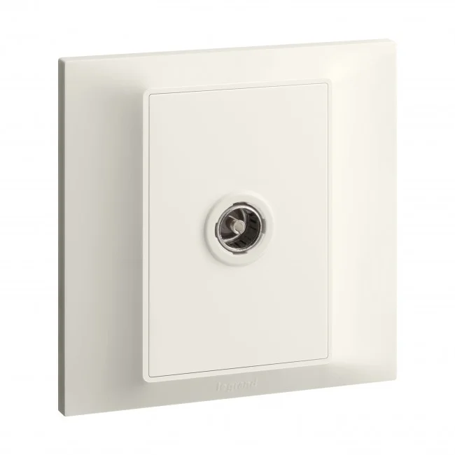 Single TV socket Belanko S - female - ivory